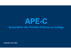 Ape-C Association des Parents d’Elèves du Collège de Labenne