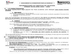 INFORMATIONS SERVICE GESTION 2025